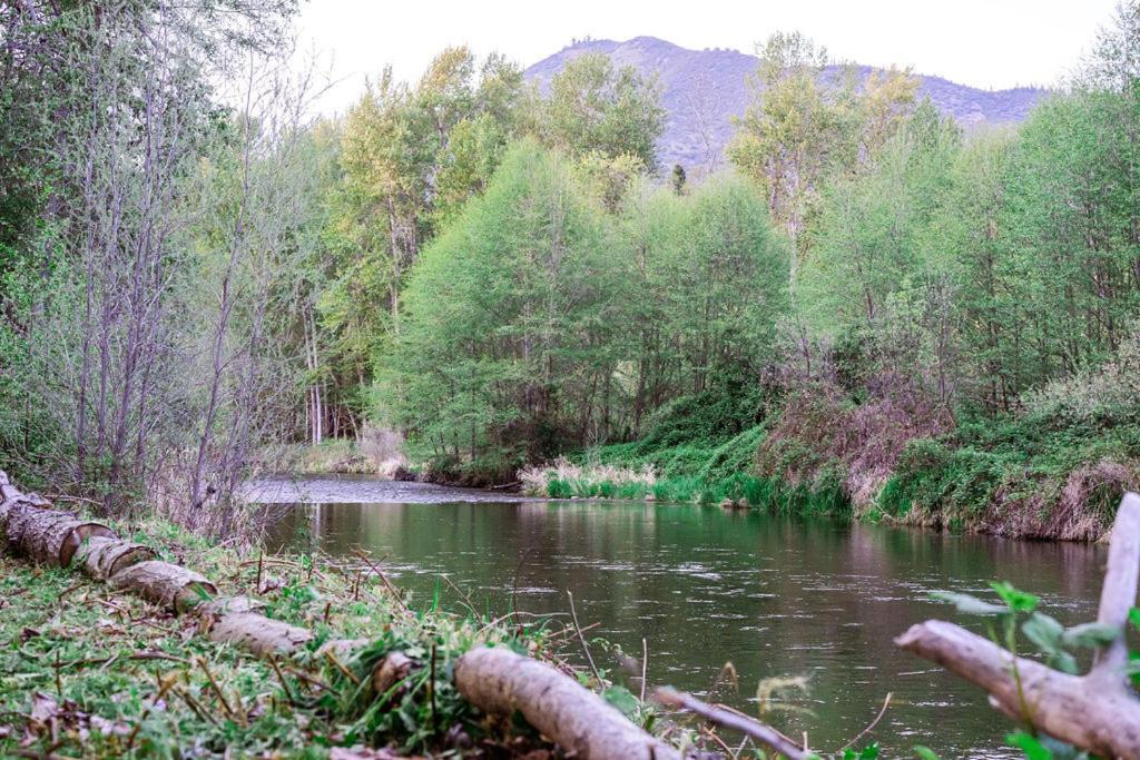 Cozy Wild West Covered Wagon Next To River グランツ・パス エクステリア 写真